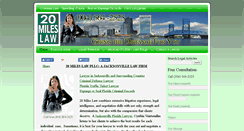 Desktop Screenshot of 20mileslaw.com